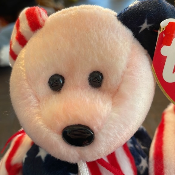 ULTRA RARE Spangle the Bear Beanie Baby - Picture 2 of 6